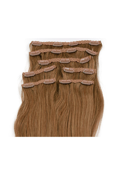 18" Clip In Hair Extensions: No 5 Light Ash Brown - Celebrity Strands
 - 3