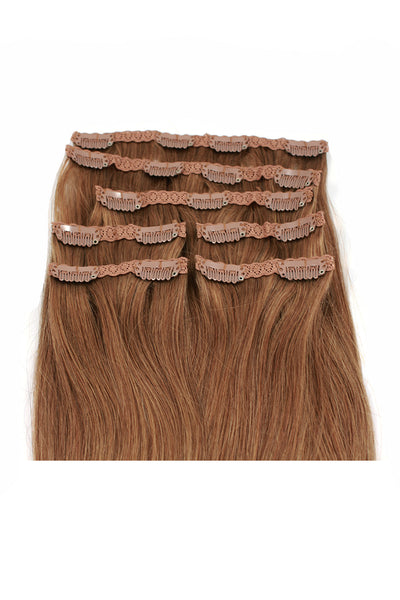18" Clip In Hair Extensions: No 8 Dirty Blonde - Celebrity Strands
 - 3