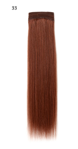 Weft Human Hair Extensions: Color #33