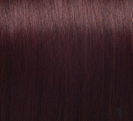 18" Clip In Remy Hair Extensions: Red No. 99 - Celebrity Strands
 - 1