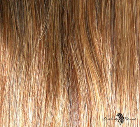 [SharingDiscount] 21" Clip In Remy Hair Extensions: Chestnut Brown/ Blonde No. P6-27 - Celebrity Strands
 - 1