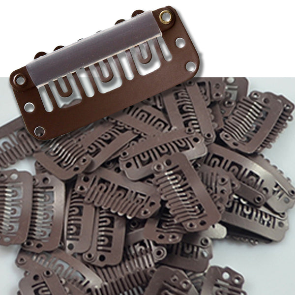 16" Clip In Remy Hair Extensions: Dark Brown/ Monroe Blonde No. P4-613 - Celebrity Strands
 - 5