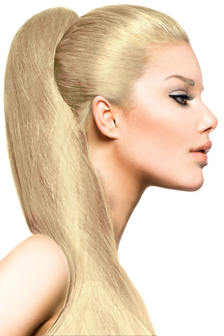 18" Clip In Hair Extensions: No 613 Monroe Blonde - Celebrity Strands
 - 1