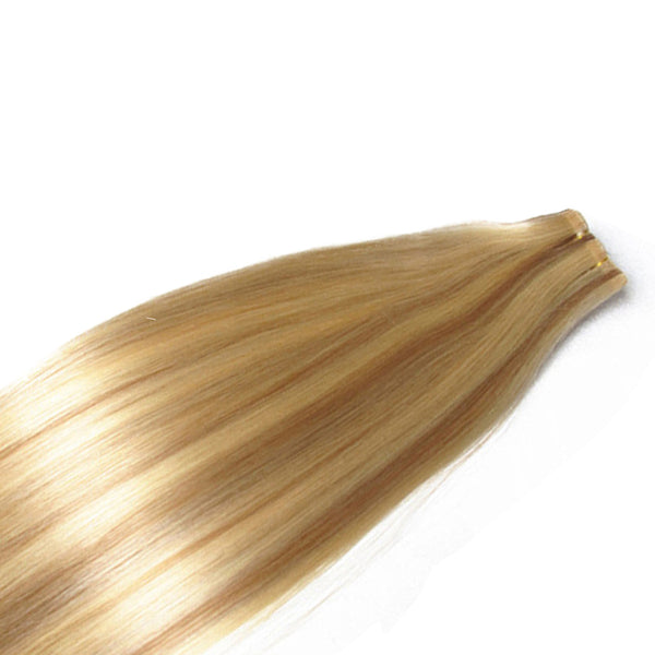 18" Clip In Remy Hair Extensions: Blonde/ Monroe Blonde No. P27-613 - Celebrity Strands
 - 5