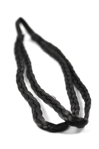 Double Braid Band: Black - Celebrity Strands
 - 2