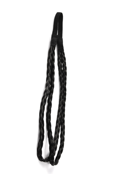 Double Braid Band: Black - Celebrity Strands
 - 4
