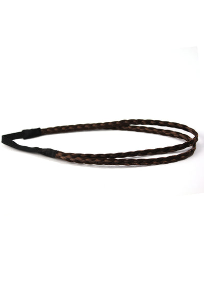 Double Braid Band: Dark Brown - Celebrity Strands
 - 4