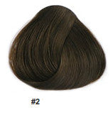 24" Clip In Remy Hair Extensions: Darkest Brown No. 2 - Celebrity Strands
 - 3