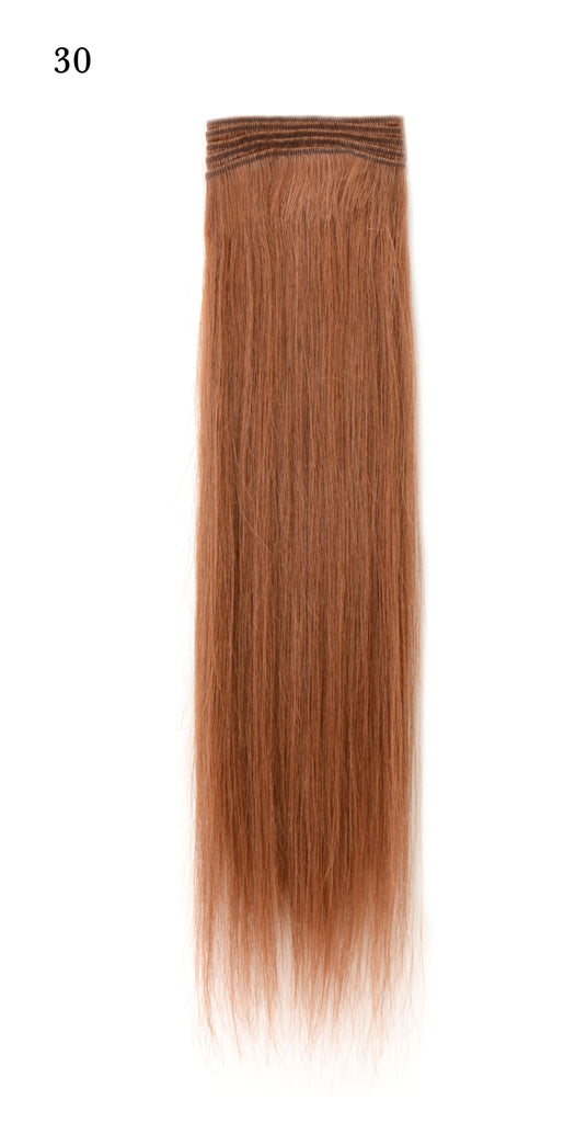 Weft Human Hair Extensions: Color #30