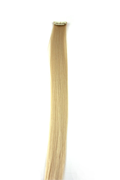 Single Clip Hair Extension: Platinum Blonde - Celebrity Strands
 - 2