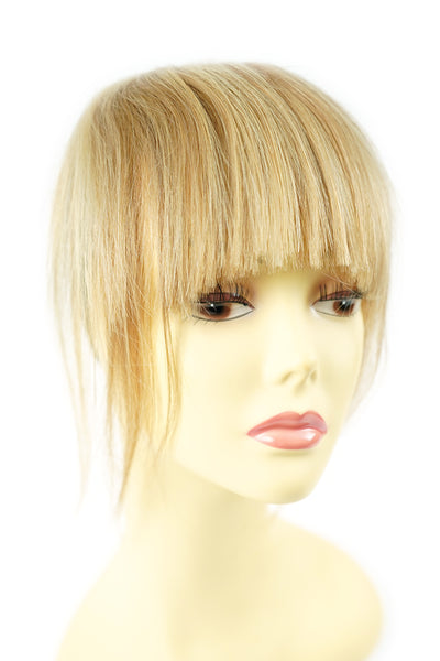 Bang Clip-On Extensions: Color #8/24 Blonde and Light Blonde Highlights