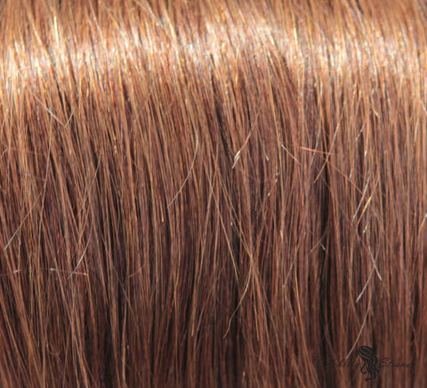 18" Clip In Remy Hair Extensions: Chestnut Brown No. 6 - Celebrity Strands
 - 1