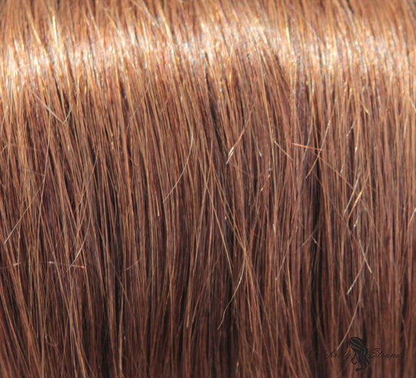 24" Clip In Remy Hair Extensions: Chestnut Brown No. 6 - Celebrity Strands
 - 1