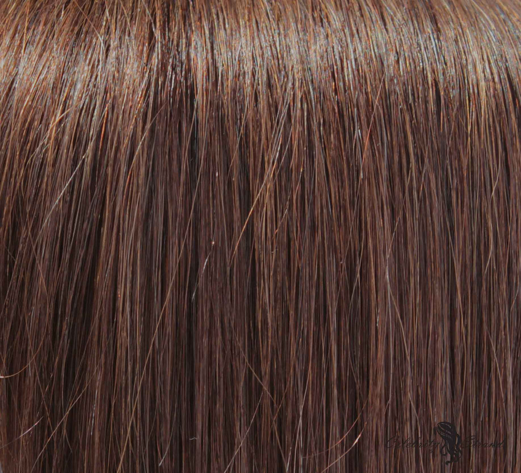18" Clip In Remy Hair Extensions: Medium Brown No. 4 - Celebrity Strands
 - 1