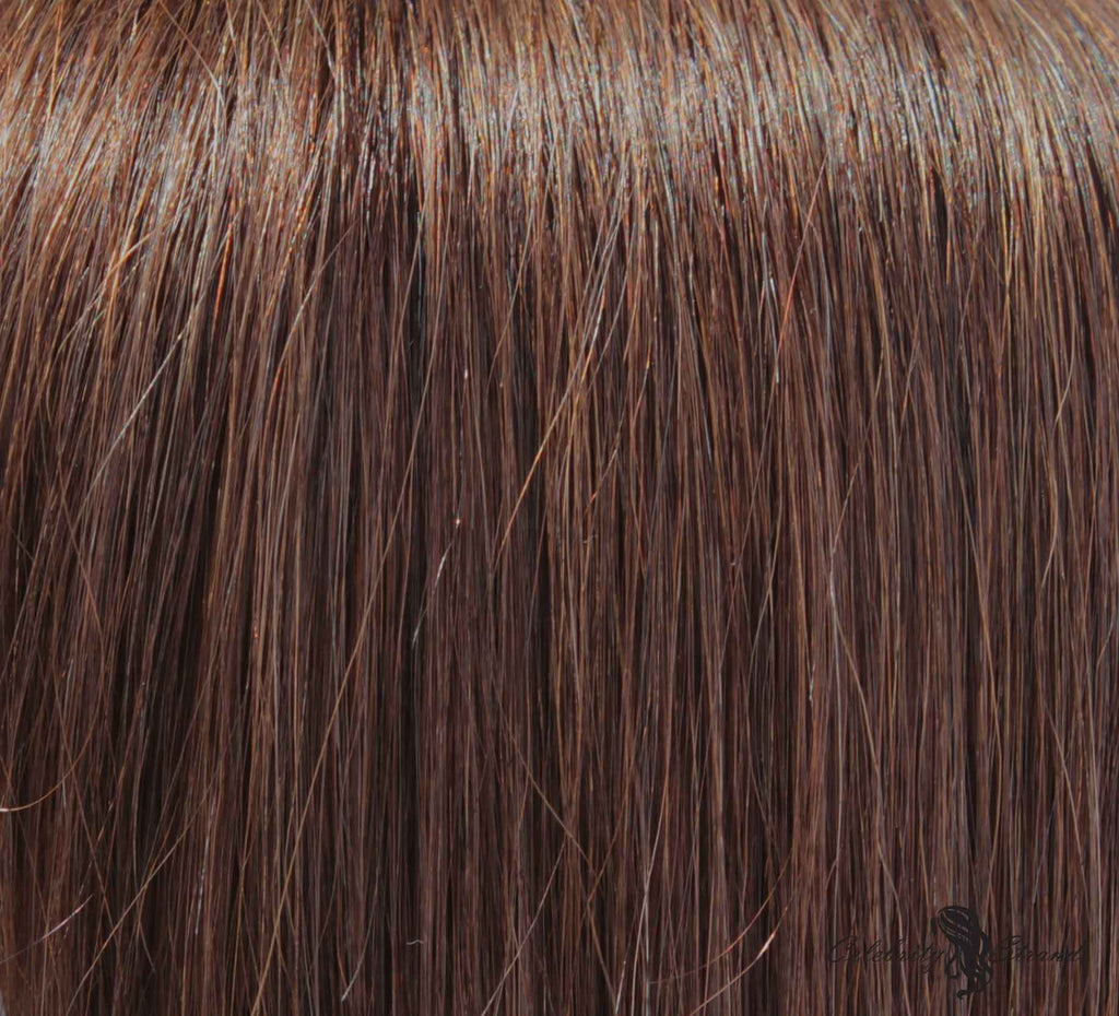 21" Clip In Remy Hair Extensions: Medium Brown No. 4 - Celebrity Strands
 - 1