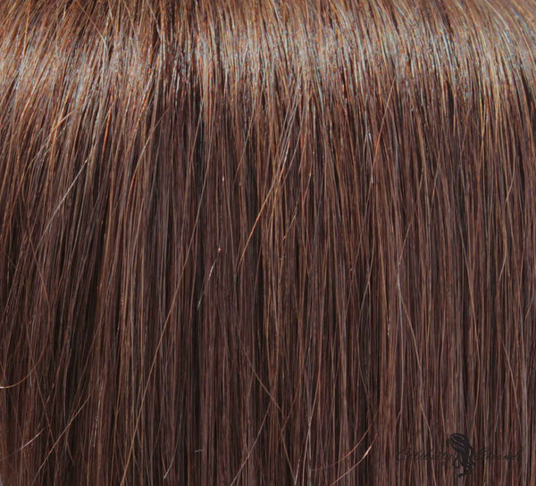 21" Clip In Remy Hair Extensions: Medium Brown No. 4 - Celebrity Strands
 - 1