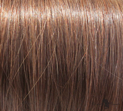 18" Clip On Human Hair Extensions: Light Ash Brown No. 5 - Celebrity Strands
 - 1