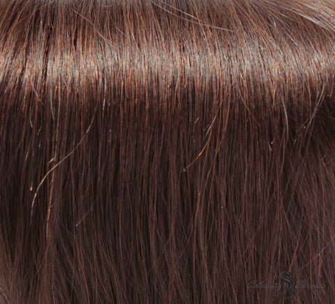 18" Clip In Remy Hair Extensions: Dark Brown No. 3 - Celebrity Strands
 - 1