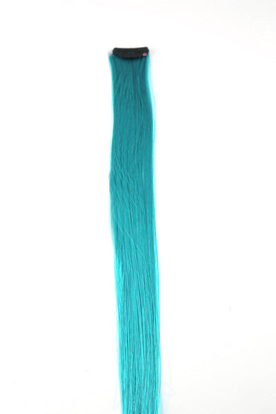 Single Clip Hair Extension: Aqua