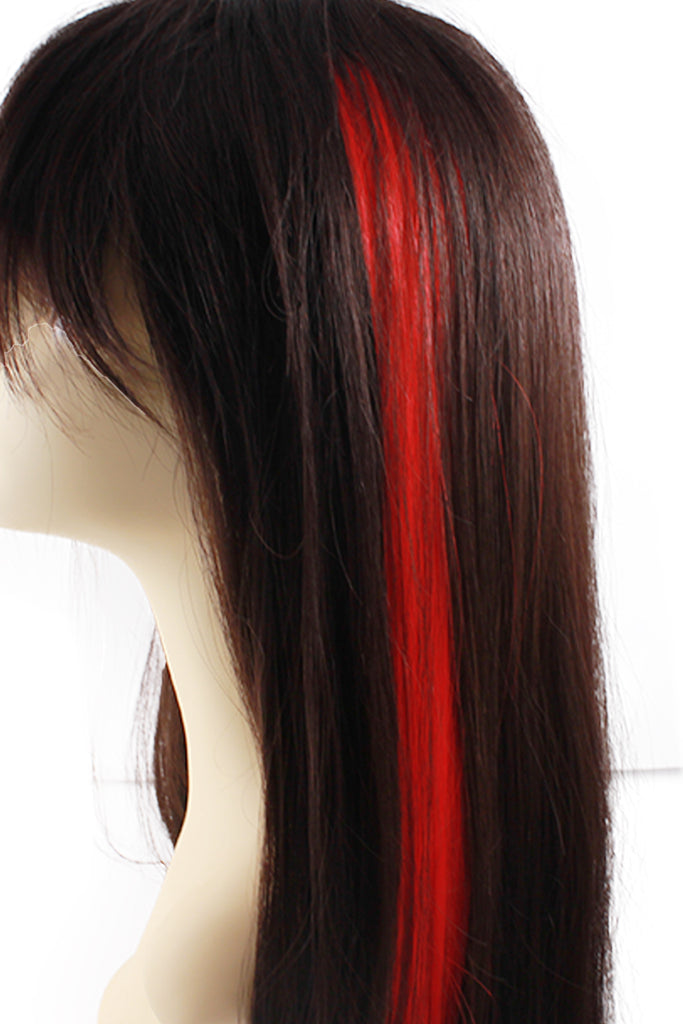 Red/black] Short scene hair extensions