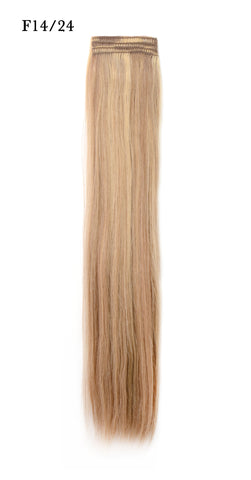 Weft Human Hair Extensions: Color #F14/24