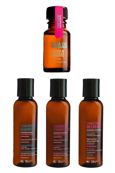 Chia SET: Repair Shampoo-Conditioner-BB Cream-Chia Oil