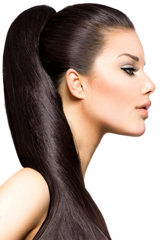 18" Clip In Hair Extensions: No 2 Darkest Brown - Celebrity Strands
 - 1