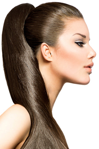 18" Clip In Hair Extensions: No 3 Dark Brown - Celebrity Strands
 - 1
