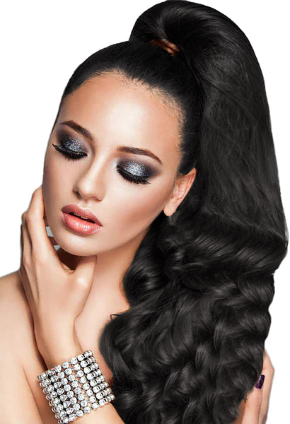 PonyTail Extensions: No 1B Black