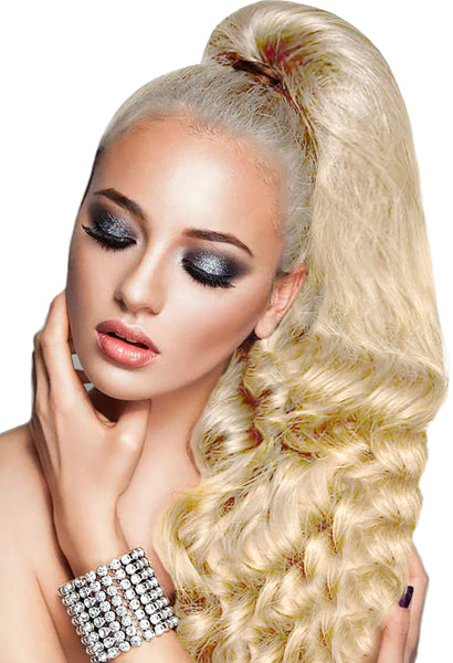 PonyTail Extensions: No 613 Platinum Blonde