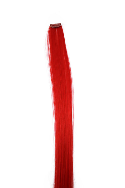 Single Clip Hair Extension: Red - Celebrity Strands
 - 2