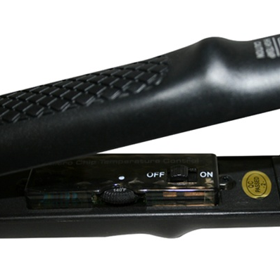 Black- Tourmaline Plate Hair Straightener 1" - Celebrity Strands
 - 2
