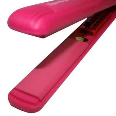Pink- Tourmaline Plate Hair Straightener 1" - Celebrity Strands
 - 3