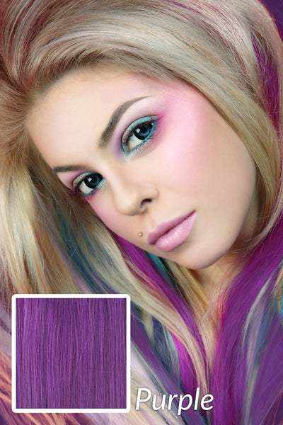 Royal Purple:  21" Clip In Hair Extensions - Celebrity Strands
 - 4